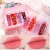 4 Pcs Fruit Lip Oil Set