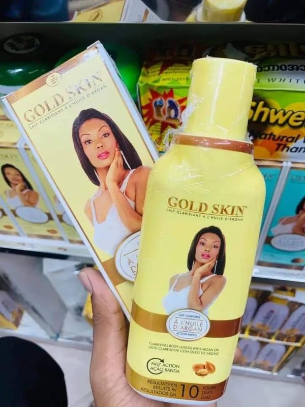 Gold Skin Clarifying Body Lotion with Argan Oil