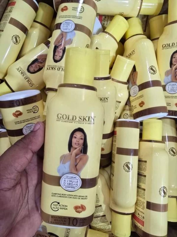 Gold Skin Clarifying Body Lotion with Argan Oil