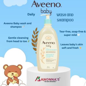 Aveeno Baby Daily wash and shampoo - 532ml